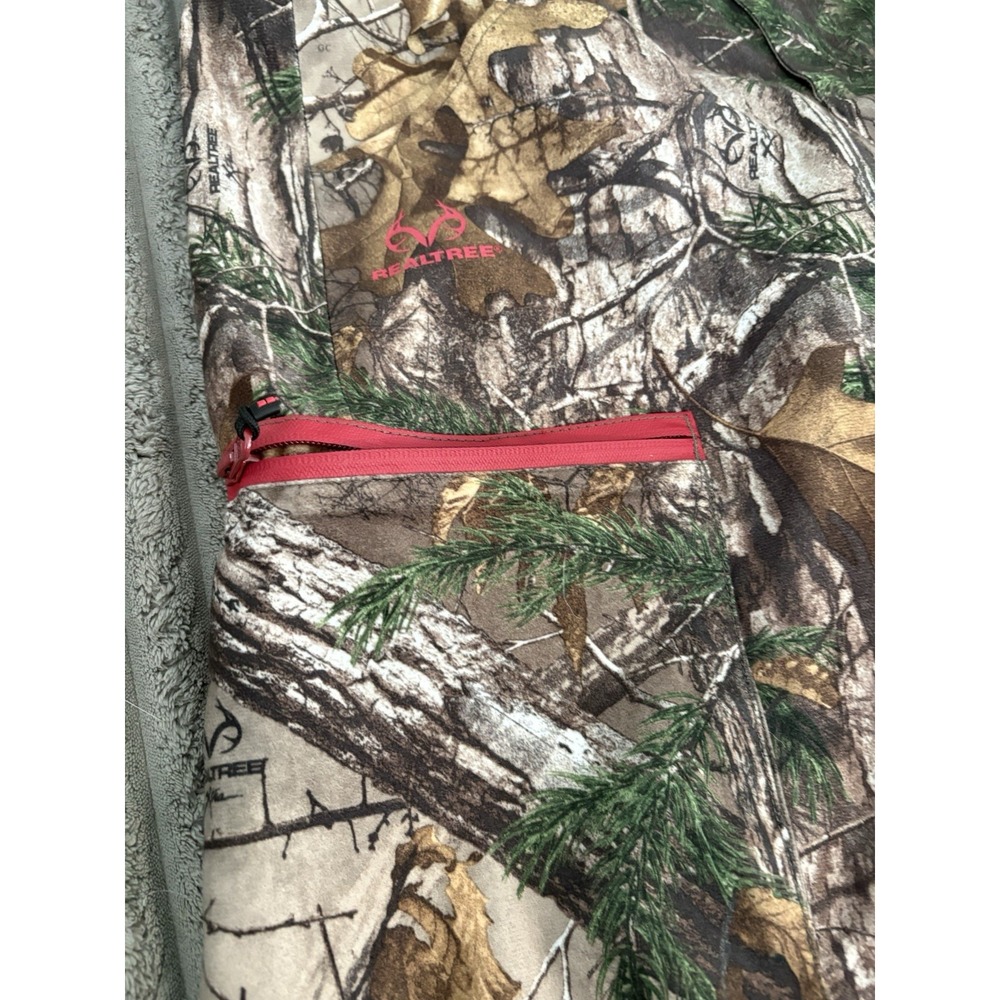 Realtree Xtra Men’s Camo Scent Control Pants Cargo Zip Pockets Size M - Picture 3 of 12